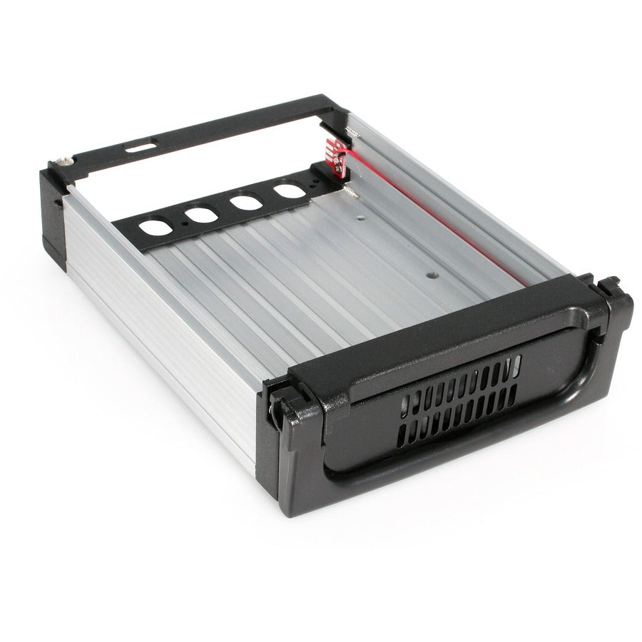 StarTech.com DRW150SATBK 5.25-Inch Aluminum Black SATA Hard Drive Mobile Rack Drawer