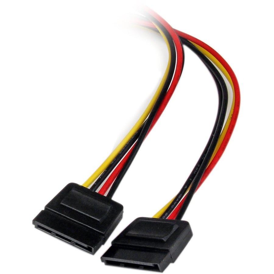 StarTech.com 12-inch LP4 to Dual SATA Power Y Cable Adapter PYO2LP4SATA
