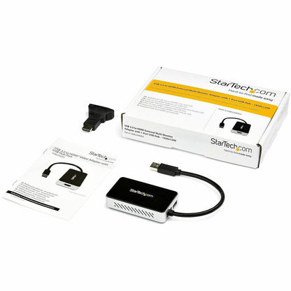 StarTech.com USB 3.0 to HDMI Adapter with Pass-Through – Convert USB 3.0 to 1920x1200/1080p HDMI Output for Windows
