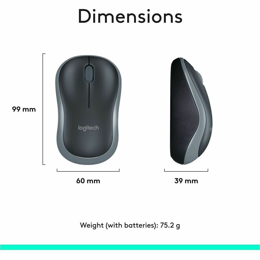 Logitech MK270 Wireless Keyboard and Mouse Combo for Windows – 2.4 GHz RF with Long Battery Life