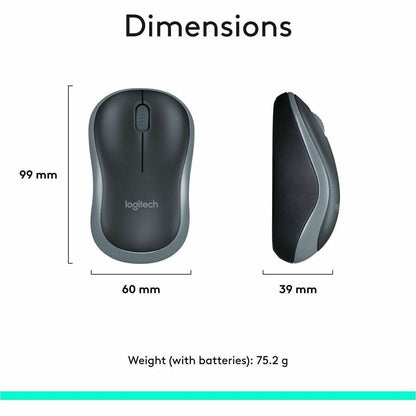 Logitech MK270 Wireless Keyboard and Mouse Combo for Windows – 2.4 GHz RF with Long Battery Life
