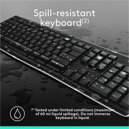 Logitech MK270 Wireless Keyboard and Mouse Combo for Windows – 2.4 GHz RF with Long Battery Life