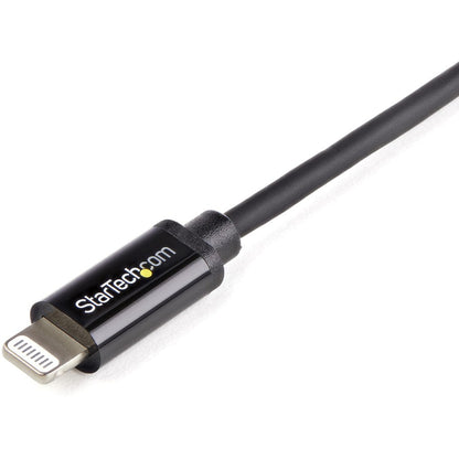 StarTech.com 1m Lightning to USB Cable for iPhone, iPod, and iPad – Black