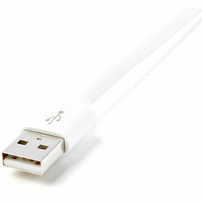 StarTech.com 1m (3ft) White Lightning to USB Cable for iPhone, iPod, and iPad – Sync and Charge with Reversible Connector