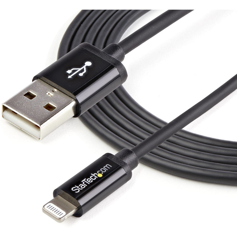 StarTech.com 2 Meter Lightning to USB Data Transfer Cable for iPhone, iPad, iPod