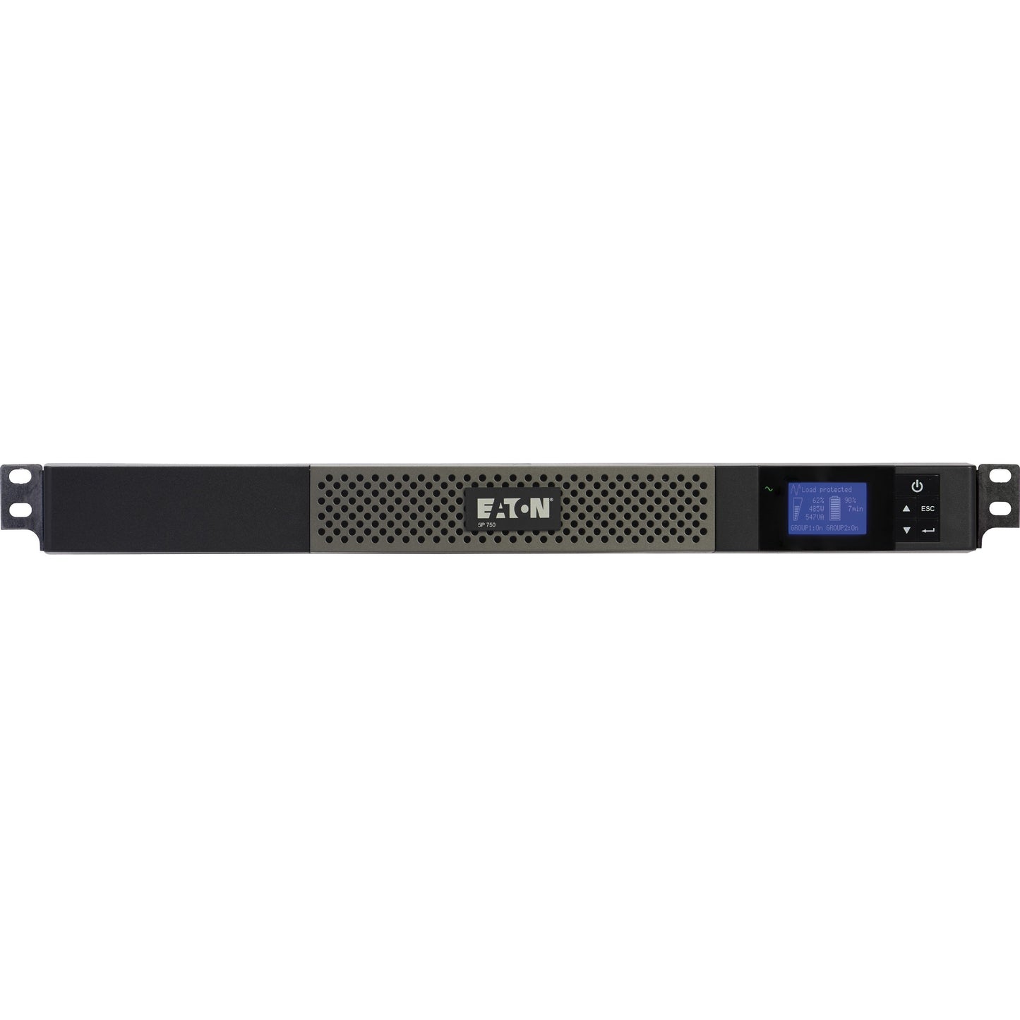 Eaton 5P 750VA Line-Interactive UPS with Network Management and 600W Power - 1U Rack Mount