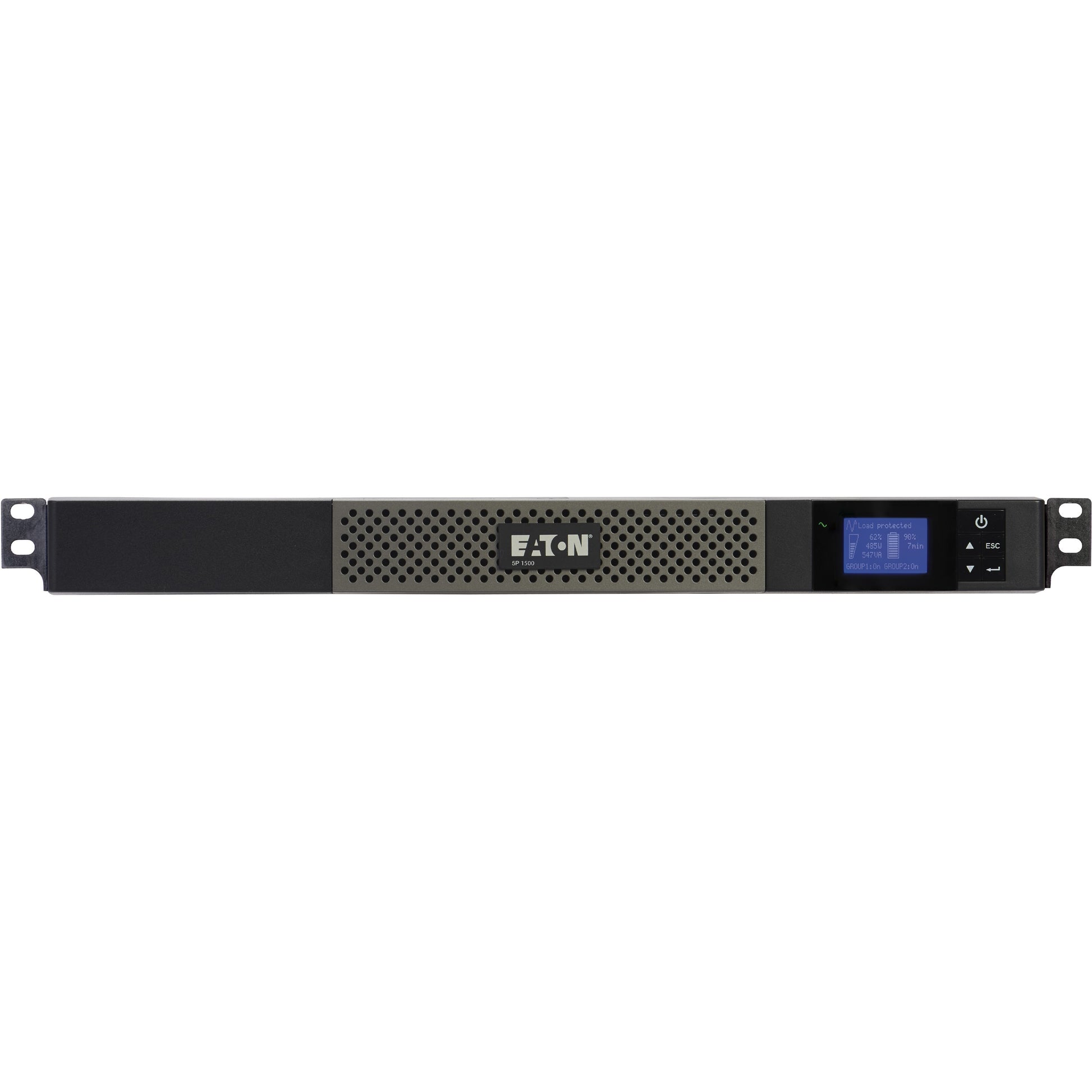 Eaton 5P 1440VA 1100W Line-Interactive UPS with Network Management – 1U Rackmount, 5 Outlets, 120V