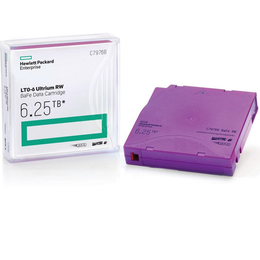 Hewlett Packard Enterprise C7976W LTO-6 Ultrium 6.25TB MP WORM Data Cartridge for Reliable Long-Term Storage