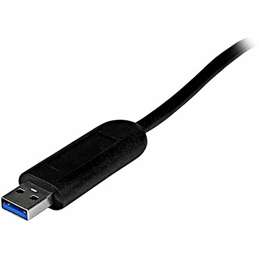 StarTech.com 4 Port Portable SuperSpeed USB 3.0 Hub with Built-in Cable – 5 Gbps Data Transfer