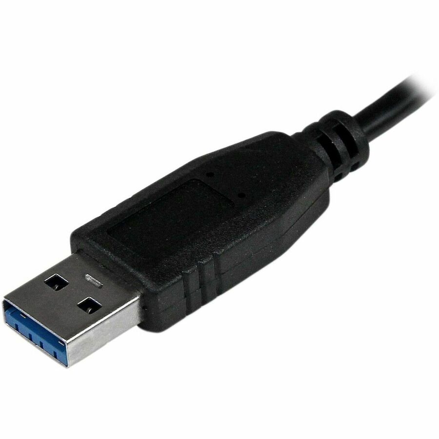 StarTech.com Portable 4 Port SuperSpeed Mini USB 3.0 Hub - Black (Part No. ST4300MINU3B)
