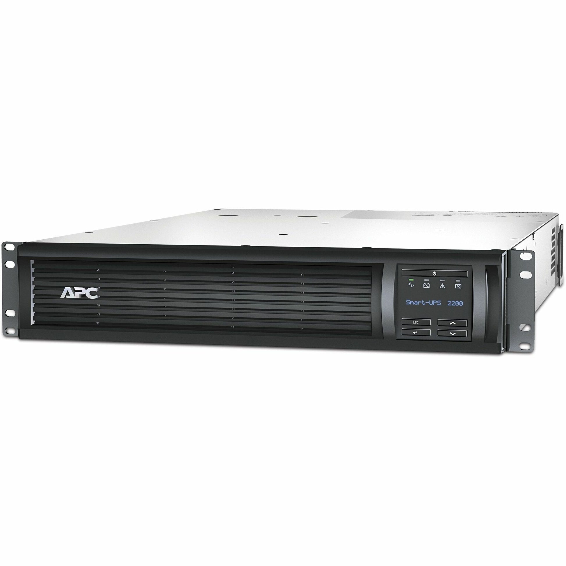 APC by Schneider Electric Smart-UPS 2200VA Line-Interactive Rackmount UPS (SMT2200RMUS)