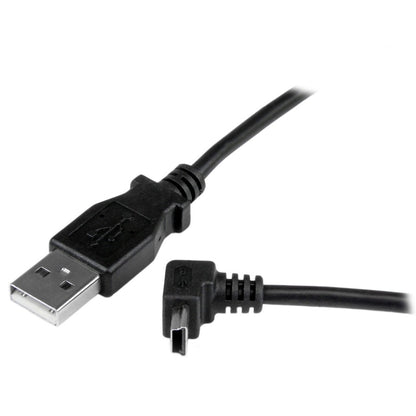 StarTech.com 1m USB to Up Angle Mini USB Cable Part Number USBAMB1MU for Data Transfer and Charging