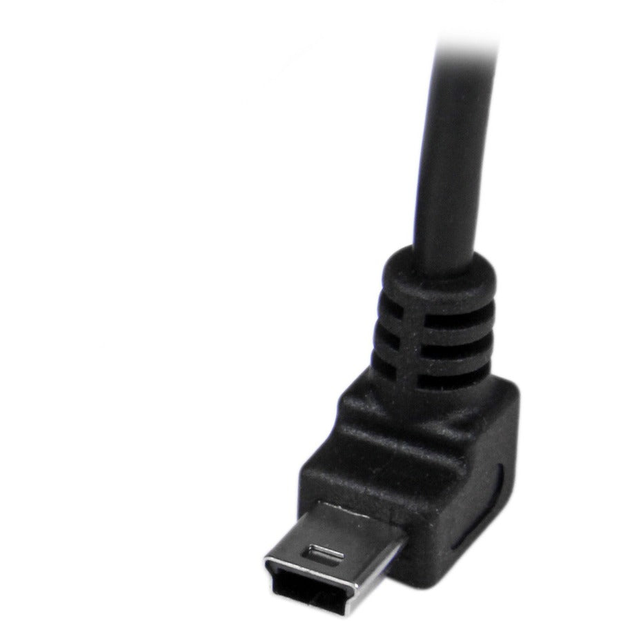 StarTech.com 1m USB to Up Angle Mini USB Cable Part Number USBAMB1MU for Data Transfer and Charging