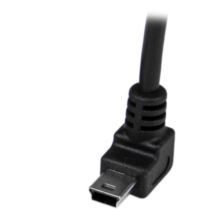 StarTech.com 1m USB to Up Angle Mini USB Cable Part Number USBAMB1MU for Data Transfer and Charging