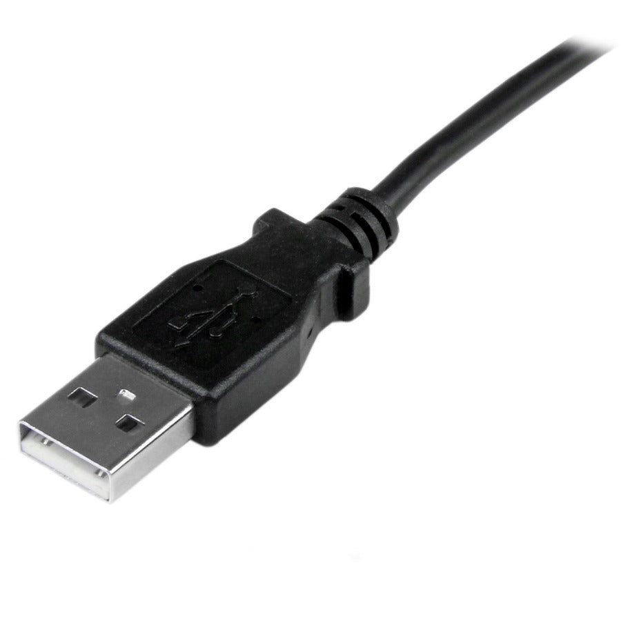 StarTech.com 1m USB to Up Angle Mini USB Cable Part Number USBAMB1MU for Data Transfer and Charging