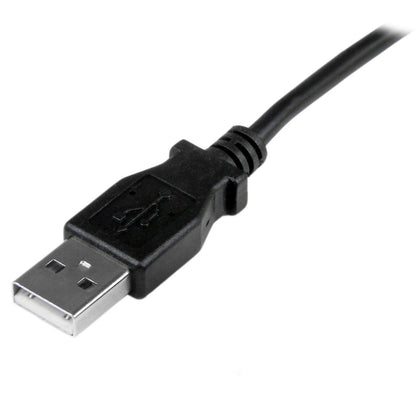 StarTech.com 1m USB to Up Angle Mini USB Cable Part Number USBAMB1MU for Data Transfer and Charging