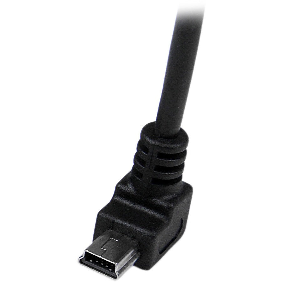 StarTech.com 2m USB to Down Angle Mini USB Cable - A to Mini B for Smartphones and Digital Devices