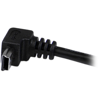 StarTech.com 2m USB to Down Angle Mini USB Cable - A to Mini B for Smartphones and Digital Devices
