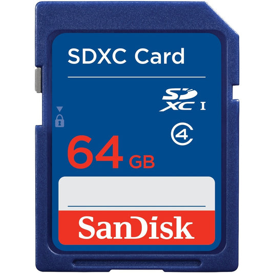 SanDisk 64 GB SDXC Memory Card by Western Digital Corporation – Reliable 4K Video and High-Resolution Photo Storage
