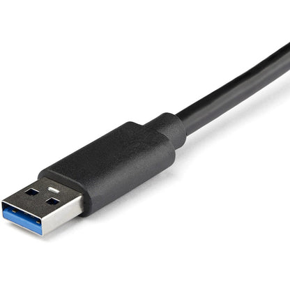 StarTech.com USB 3.0 Dual Port Gigabit Ethernet Adapter Model USB32000SPT with USB Pass-Through