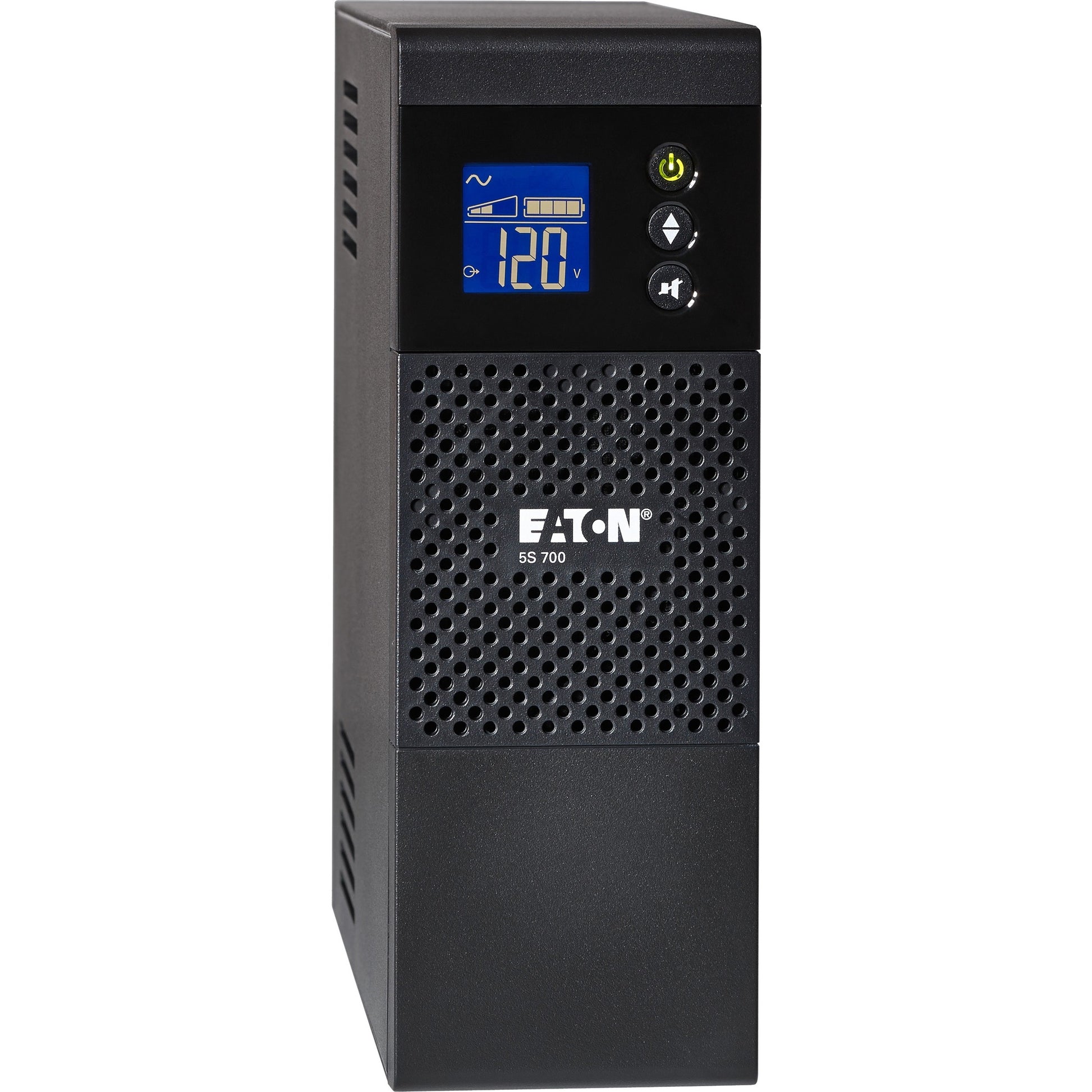 Eaton 5S UPS 700 VA 420 Watt Line-Interactive Battery Backup Tower with LCD and Surge Protection