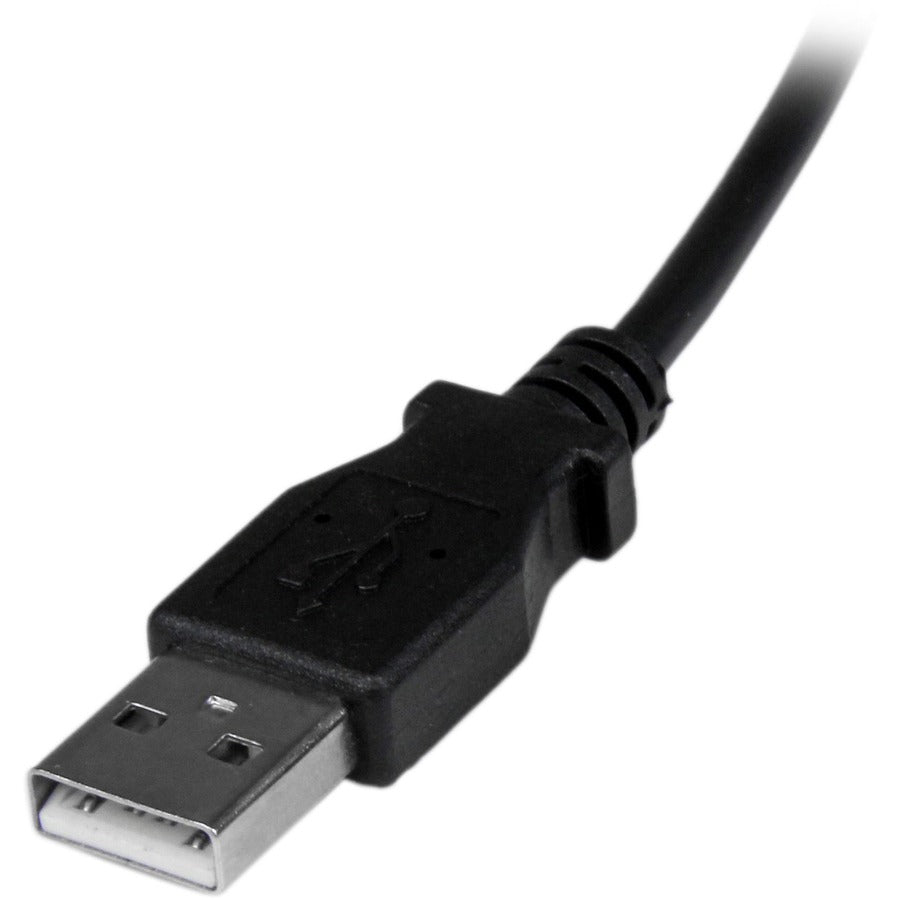 StarTech.com 2m USB to Down Angle Micro USB Cable USBAUB2MD for Data Transfer and Charging
