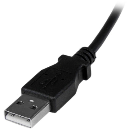 StarTech.com 2m USB to Down Angle Micro USB Cable USBAUB2MD for Data Transfer and Charging