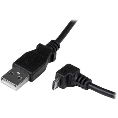 StarTech.com 2m USB to Down Angle Micro USB Cable USBAUB2MD for Data Transfer and Charging