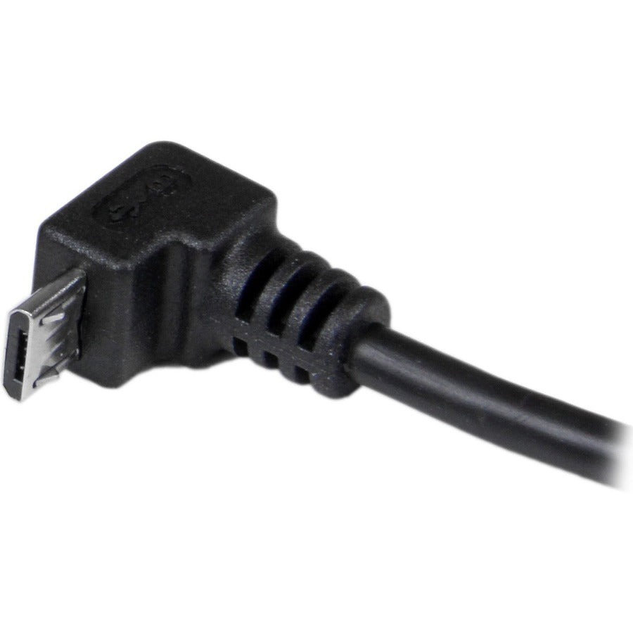 StarTech.com 2m USB to Down Angle Micro USB Cable USBAUB2MD for Data Transfer and Charging