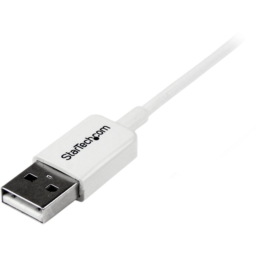 StarTech.com 2m White Micro USB Cable - A to Micro B for Smartphones and Tablets