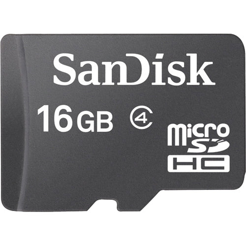 SanDisk 16 GB Class 4 microSDHC Memory Card - Western Digital Corporation SDSDQ-016G-A46