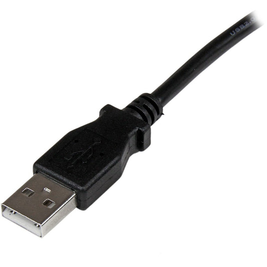 StarTech.com 1m USB 2.0 A to Right-Angle B Cable - M/M for External Hard Drives and Peripherals