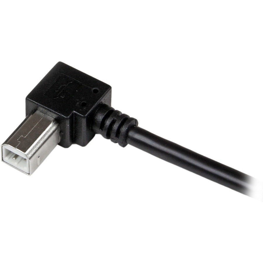 StarTech.com 1m USB 2.0 A to Right-Angle B Cable - M/M for External Hard Drives and Peripherals