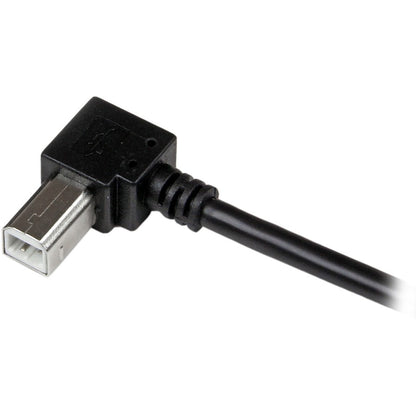 StarTech.com 3m USB 2.0 A to Right-Angle B Cable - Male to Male
