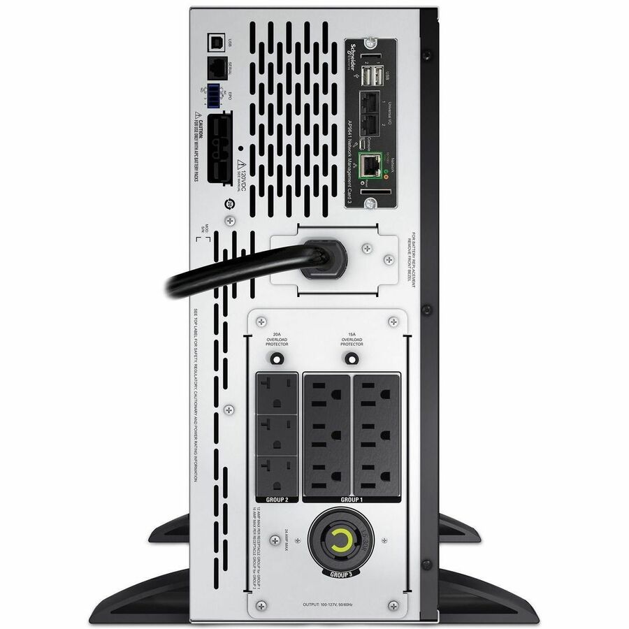 APC Smart-UPS X 3000VA Line Interactive Rack/Tower UPS with Network Card * 4U, 120V, 10 Outlets