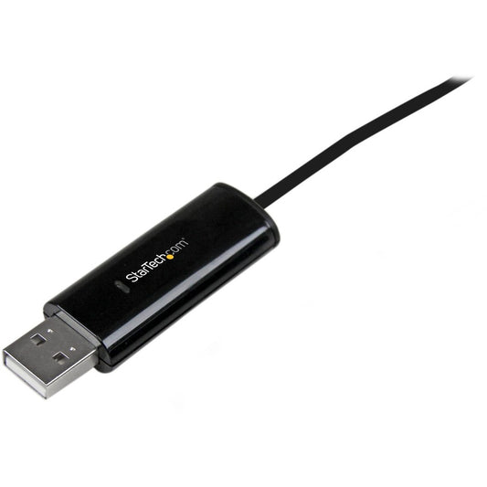 StarTech.com SVKMS2 2 Port USB Keyboard Mouse Switch Cable with File Transfer for PC and Mac
