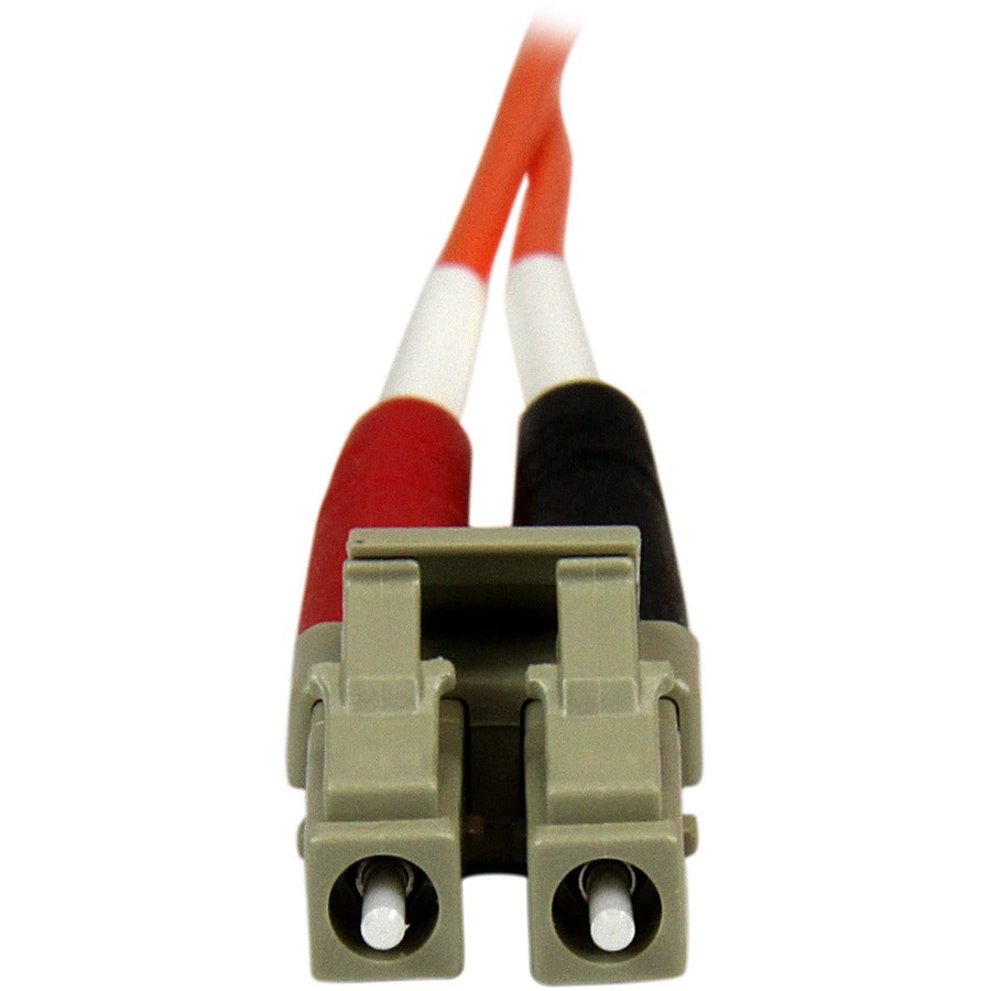 StarTech.com 1m OFNP Plenum Multimode Duplex Fiber Patch Cable LC to ST, 50/125 μm OM2, 10 Gbps
