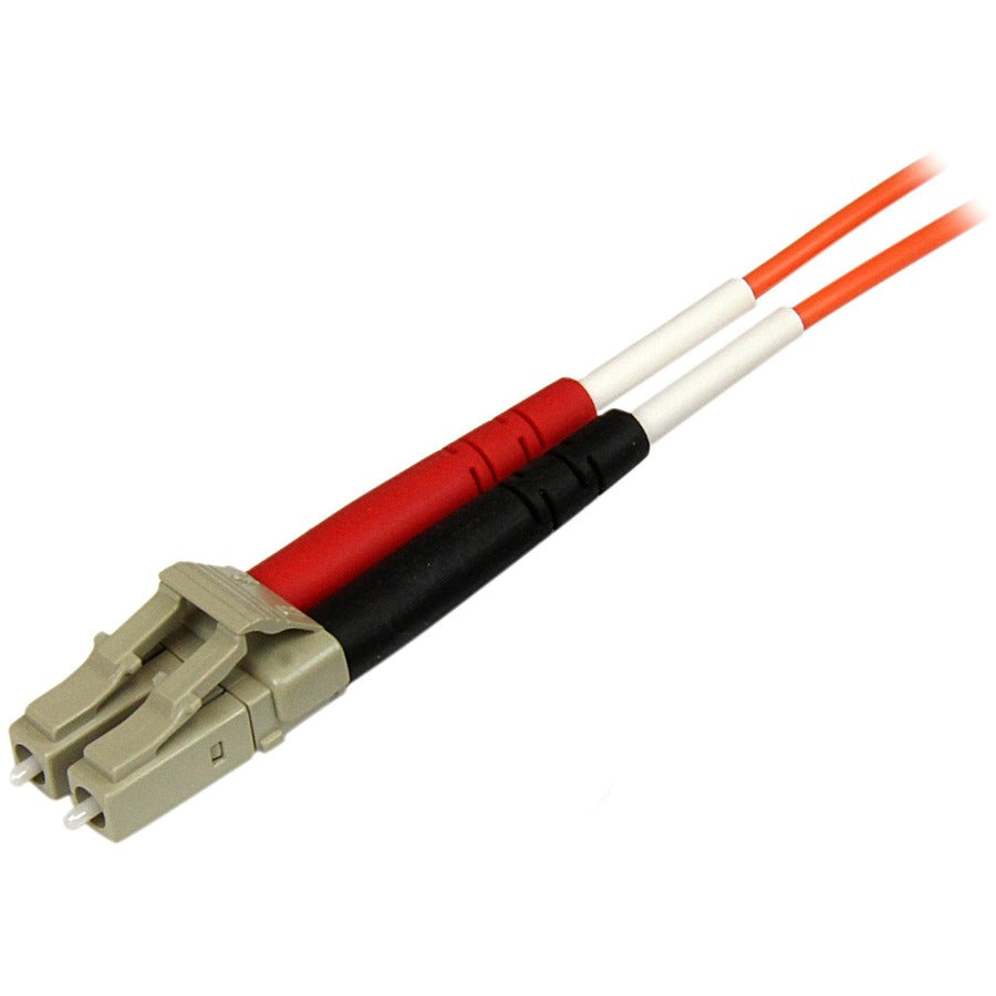 StarTech.com 1m OFNP Plenum Multimode Duplex Fiber Patch Cable LC to ST, 50/125 μm OM2, 10 Gbps
