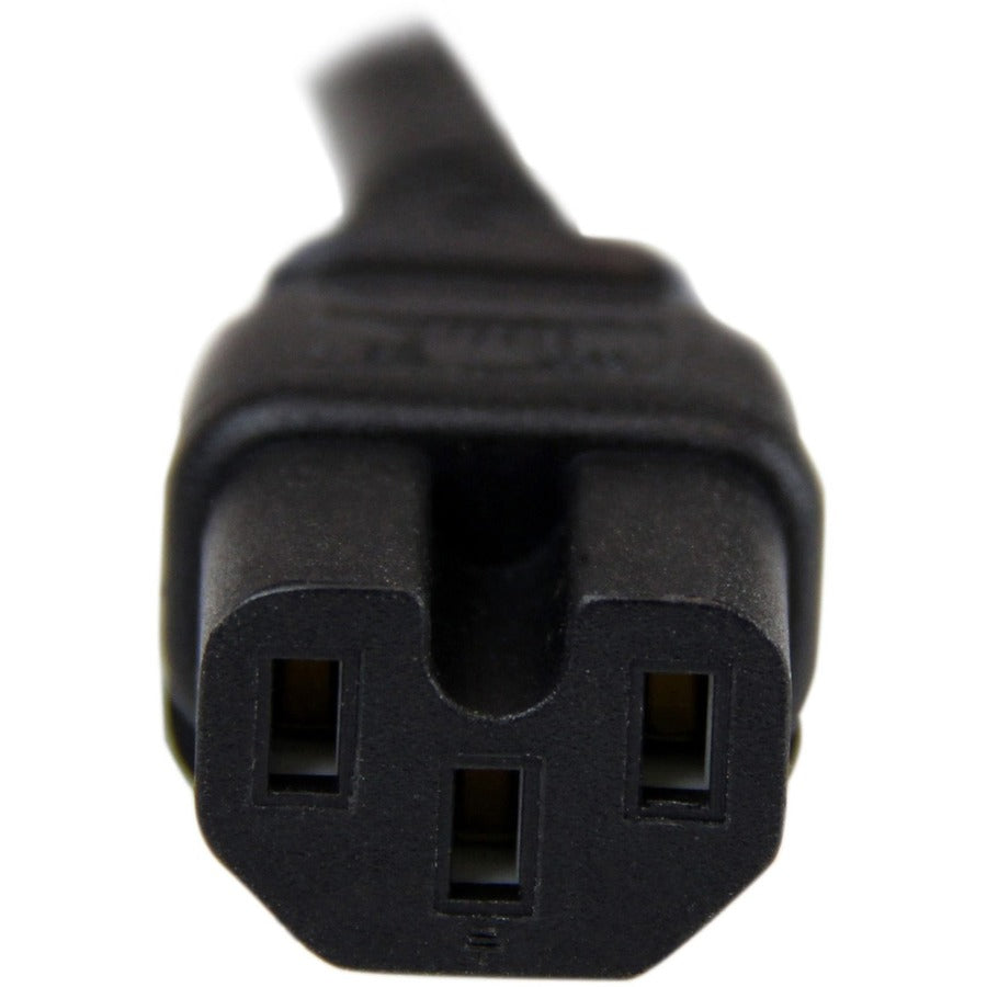 StarTech.com 8 ft Heavy Duty Computer Power Cord - NEMA 5-15P to C15, 14 AWG, 125V
