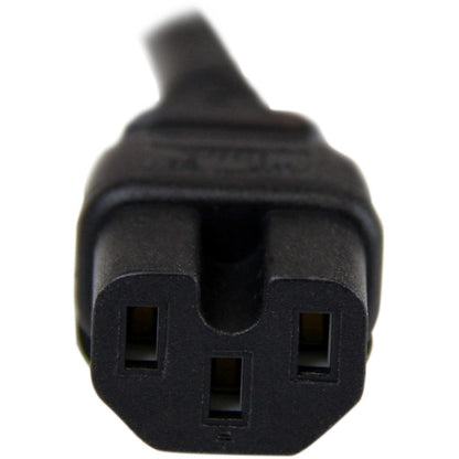 StarTech.com 8 ft Heavy Duty Computer Power Cord - NEMA 5-15P to C15, 14 AWG, 125V