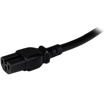 StarTech.com 8 ft Heavy Duty Computer Power Cord - NEMA 5-15P to C15, 14 AWG, 125V