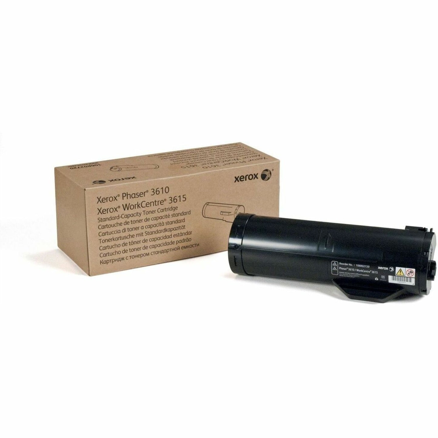Xerox Phaser 3610 and WorkCentre 3615 Black Standard Capacity Toner Cartridge (106R02720) - 5900 Pages