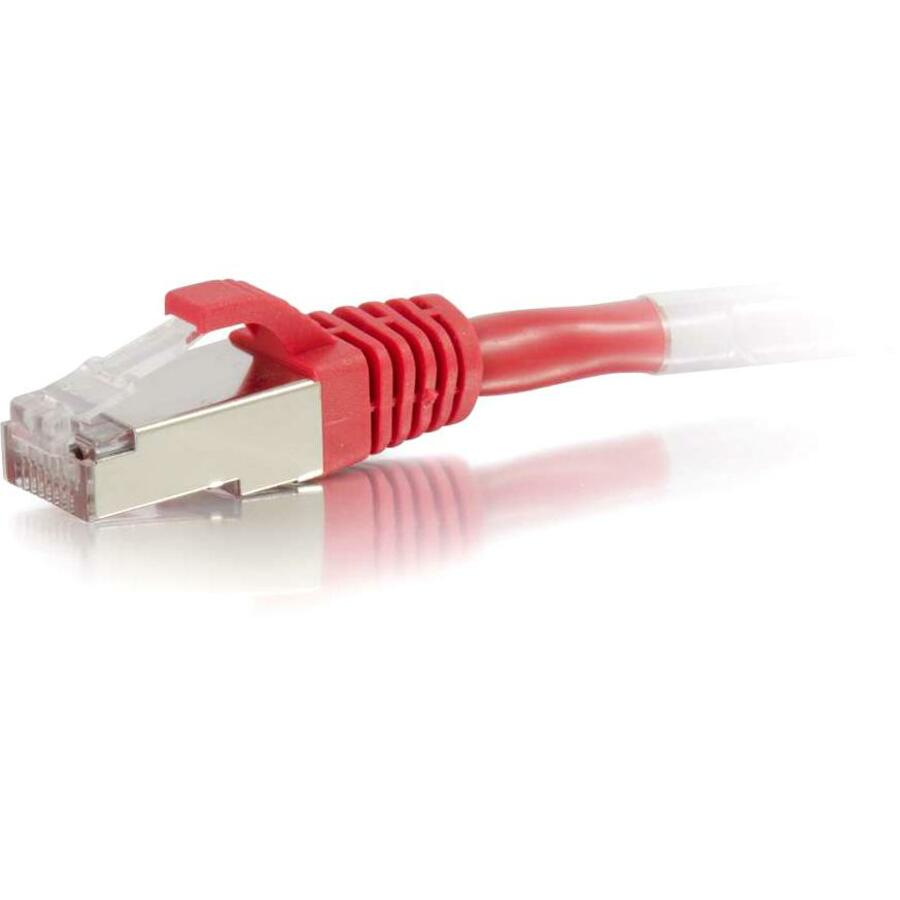 Legrand Group C2G 14ft Cat6 Snagless Shielded Ethernet Patch Cable - Red