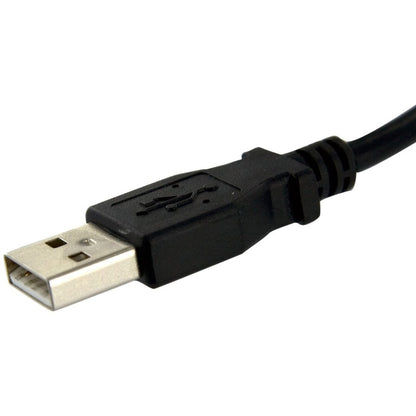 StarTech.com 3 ft Panel Mount USB Cable A to A - Female/Male for PC and Kiosks