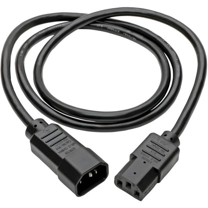 Eaton Corporation Tripp Lite P004-003 3-ft. C14 to C13 Power Cord, 10A 250V, 18 AWG, Black