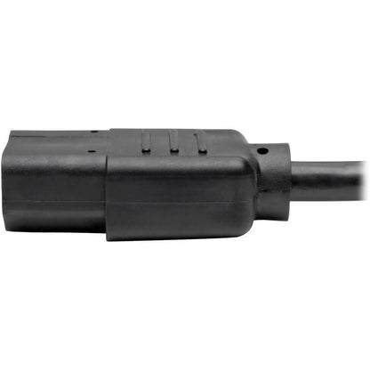 Eaton Tripp Lite Series 2 ft. AC Power Cord NEMA 5-15P to IEC-320-C13 for Desktop Computers and Monitors