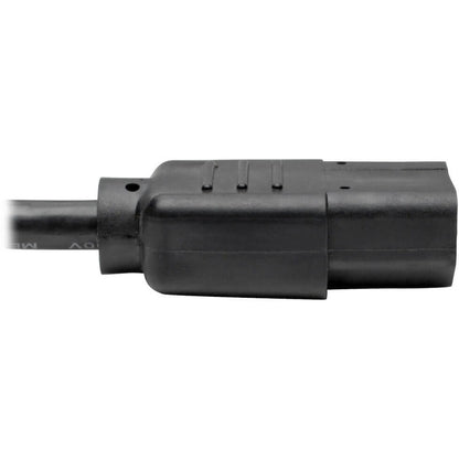 Eaton Tripp Lite Series 2 ft. AC Power Cord NEMA 5-15P to IEC-320-C13 for Desktop Computers and Monitors