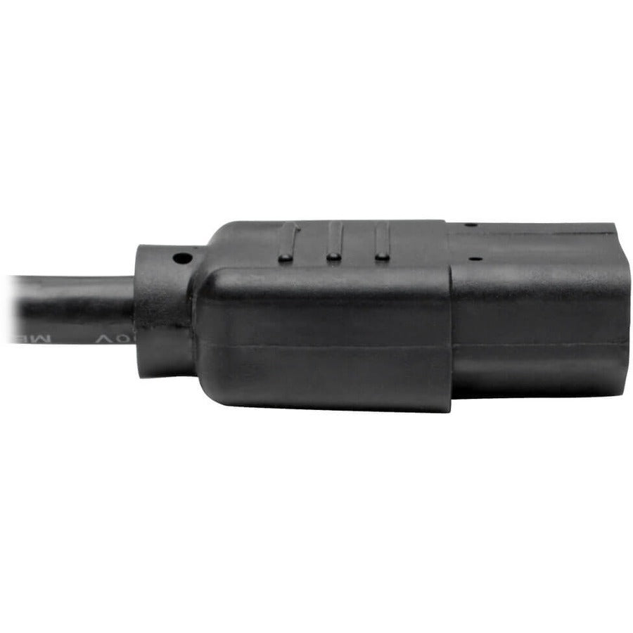 Eaton Tripp Lite Series 20 ft. AC Power Cord NEMA 5-15P to IEC-320-C13 for Desktops and Monitors