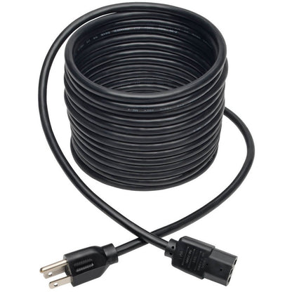 Eaton Tripp Lite Series 20 ft. AC Power Cord NEMA 5-15P to IEC-320-C13 for Desktops and Monitors