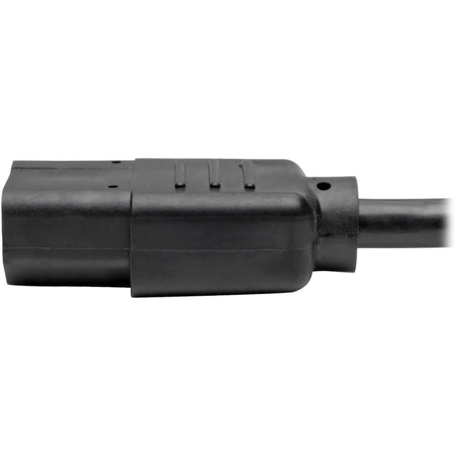 Eaton Tripp Lite Series 20 ft. AC Power Cord NEMA 5-15P to IEC-320-C13 for Desktops and Monitors